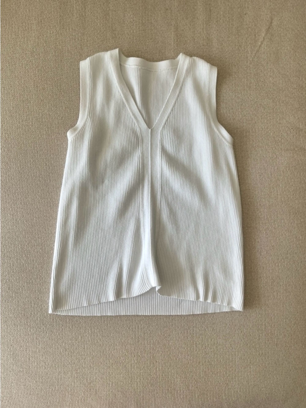 V-Neck Sleeveless Top